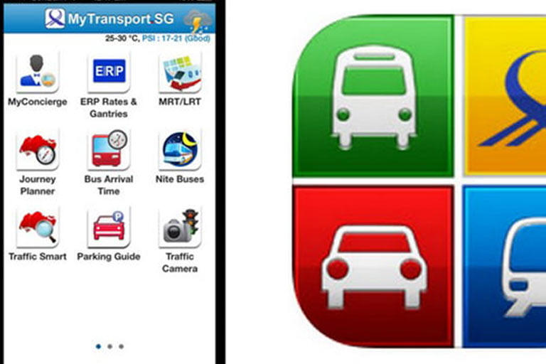 Nhiều tính năng được tích hợp trên ứng dụng MyTransport.SG