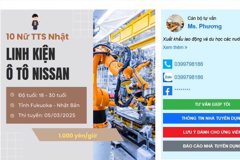 Thông tin tuyển dụng trên sàn