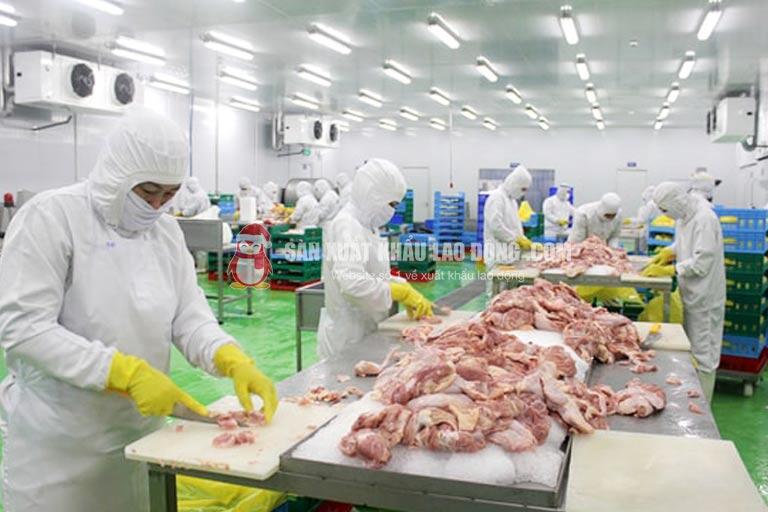 Đơn hàng thực phẩm Nhật bản - chế biến thịt gà