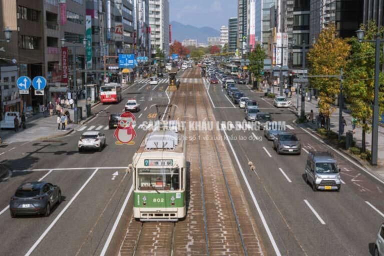 Hệ thống giao thông hiện đại, thuận tiện cho việc di chuyển