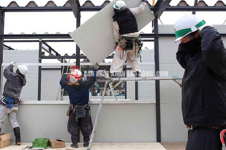 Một số đơn hàng xây dựng có lấy lao động trên 40 tuổi