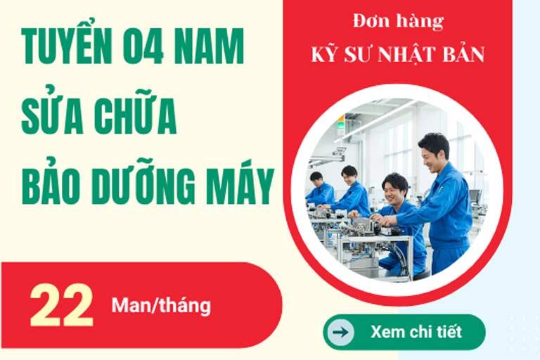 Công việc chính là bảo dưỡng máy móc cơ khí