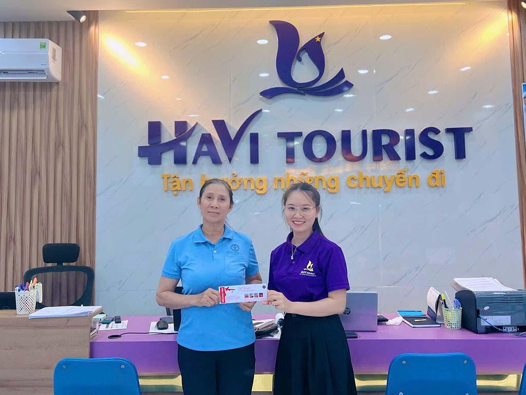 Havi Tourist được nhiều khách hàng tin tưởng sử dụng dịch vụ.