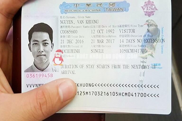 Visa lao động Đ&agrave;i Loan l&agrave; loại visa d&agrave;nh cho lao động phổ th&ocirc;ng