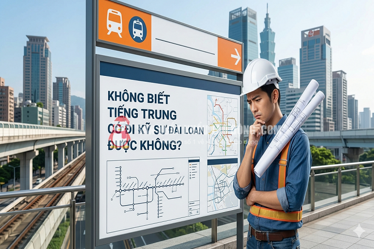 Kh&ocirc;ng biết tiếng Trung c&oacute; đi kỹ sư Đ&agrave;i Loan được kh&ocirc;ng l&agrave; thắc mắc thường gặp